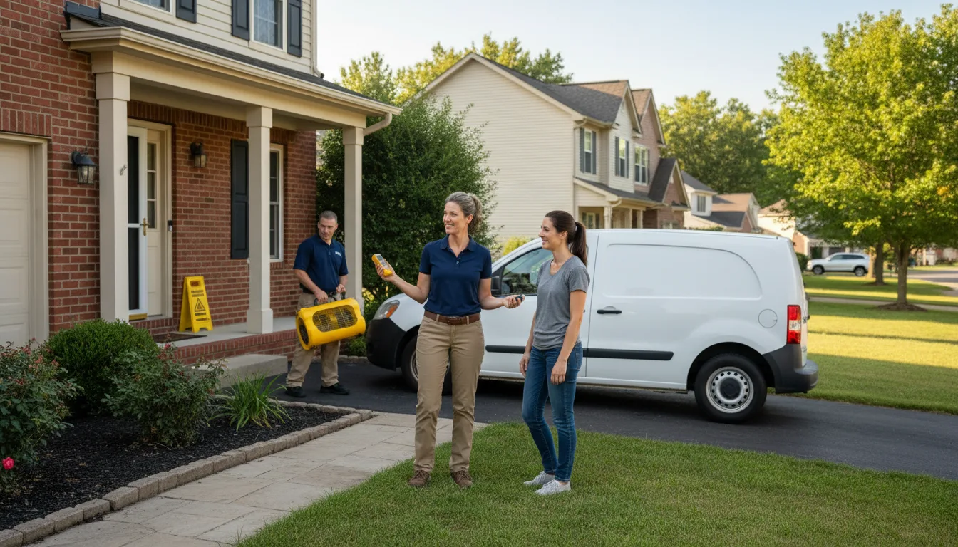 Water restoration image for Water Damage & Restoration Services in Sayre, OK